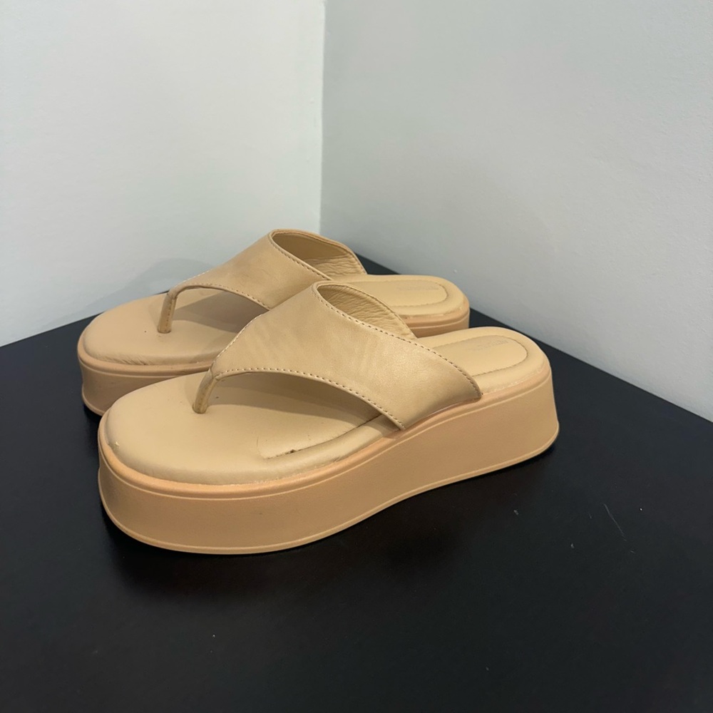 Beige sandals